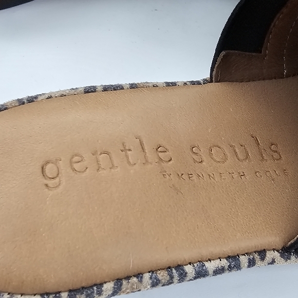 Gentle Souls by Kenneth Cole Womens Demi Sandal Wedge Ankle Strap Multicolor 6.5 - Picture 12 of 14